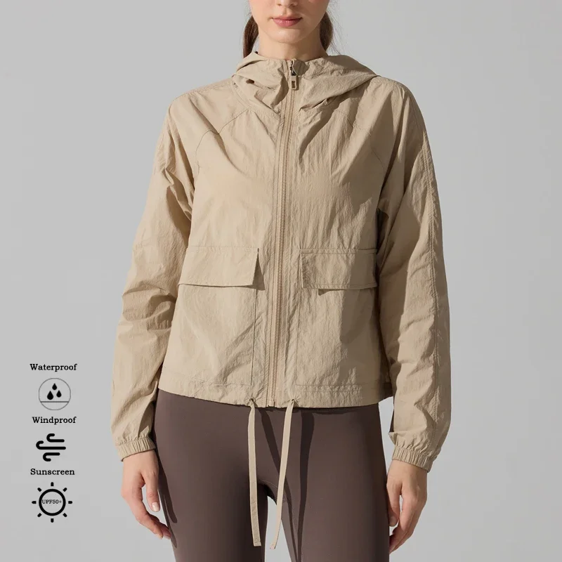 Running Gear Rain - VITALINOVO Jaket Hujan Ringan Wanita Tahan