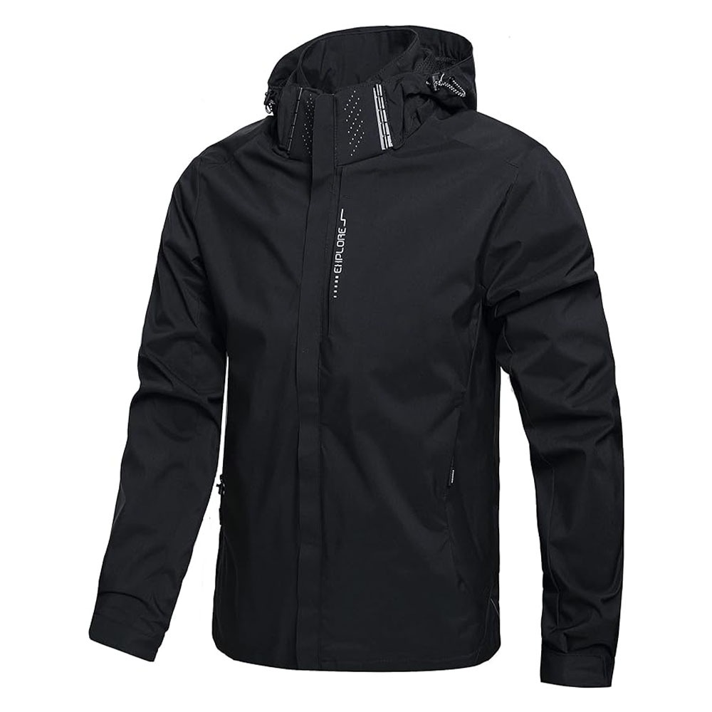 Reflective Running Jacket - Jaket hujan pria tahan air, jaket
