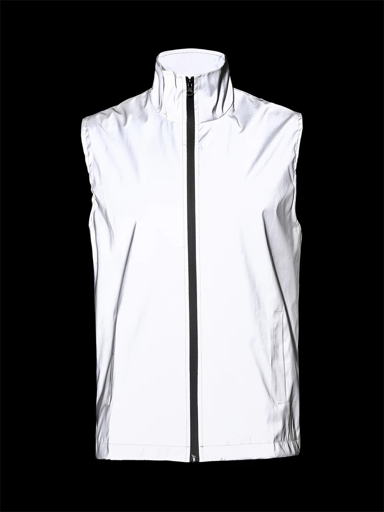 Reflective Running Jacket - Rompi Reflektif Tanpa Lengan Pria Jaket