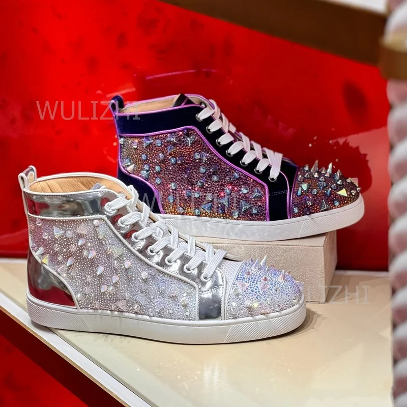 Running Z - Sepatu Sneakers Pria Kristal Ungu Tua