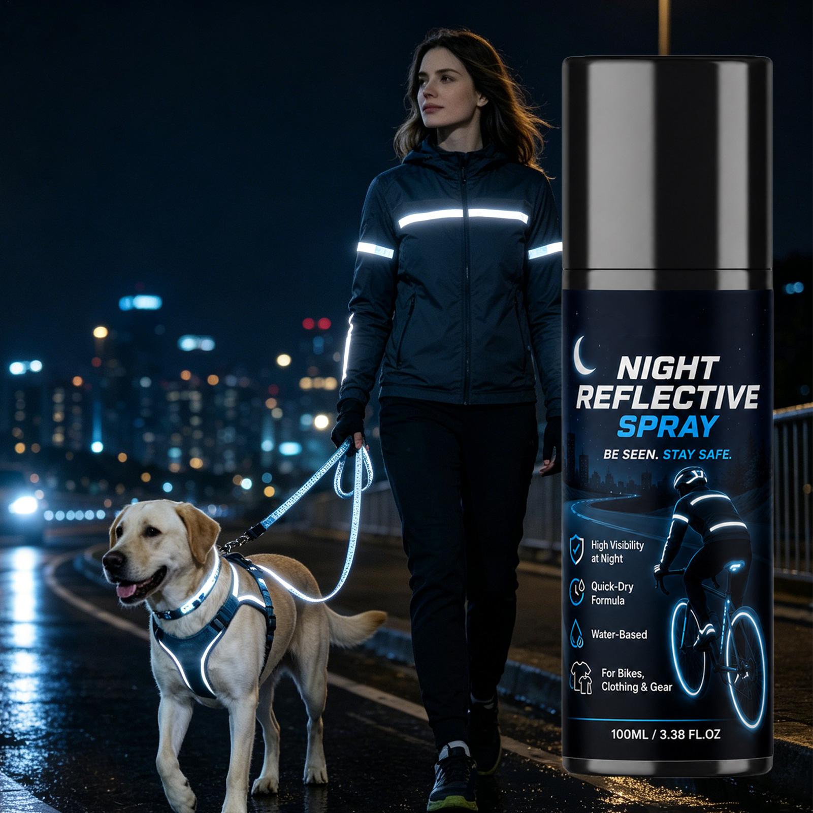 Semprotan Reflektif Malam 100m - Running Visibility Gear ulasan dan harga