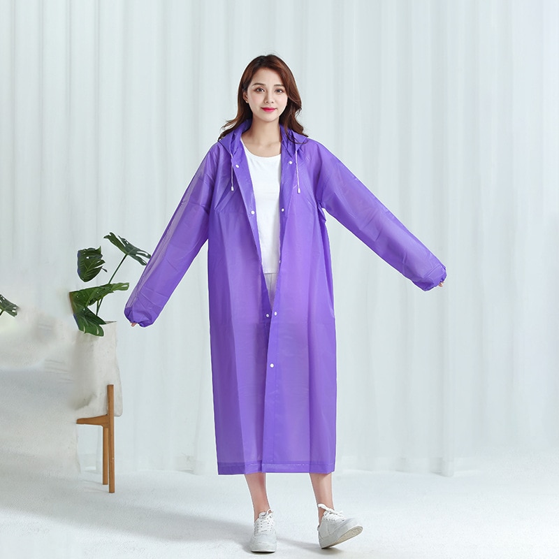 1 Buah Mantel Hujan Berkerudun - Running Gear Rain ulasan dan harga