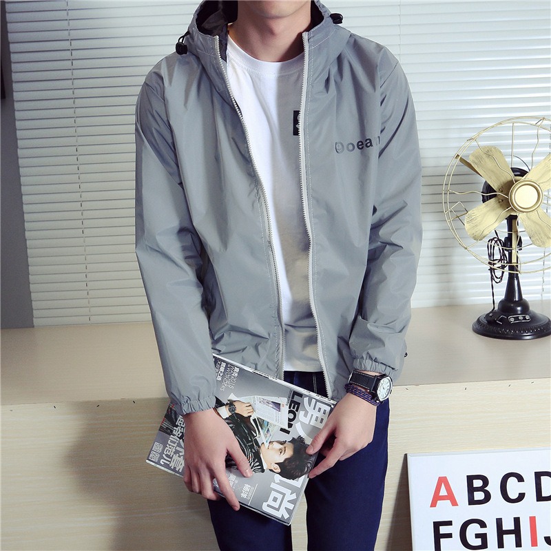 Jaket Angin LED Menyala untuk  - Reflective Running Jacket ulasan dan harga