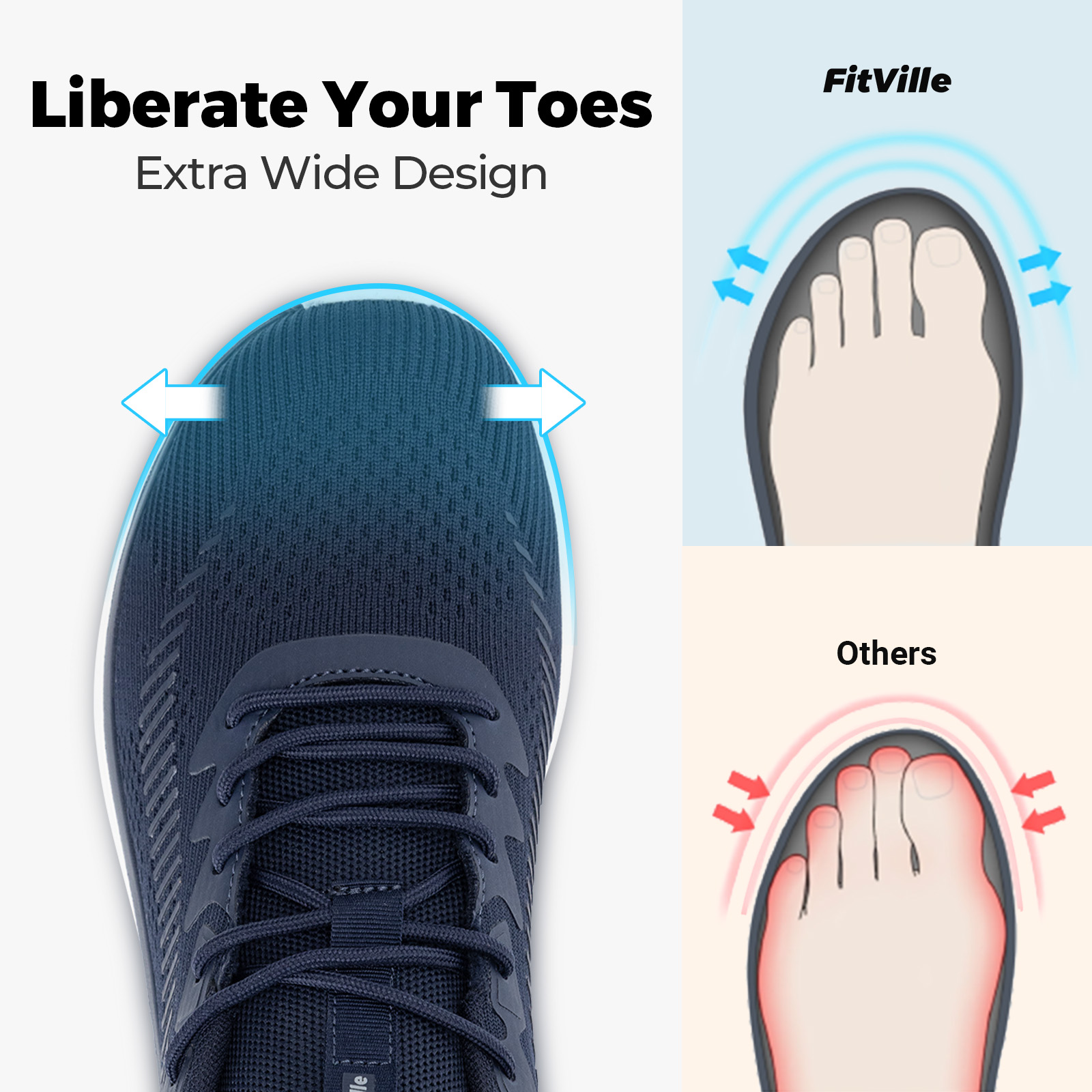 Sepatu Jalan Pria FitVille, Sn - Running Z ulasan dan harga