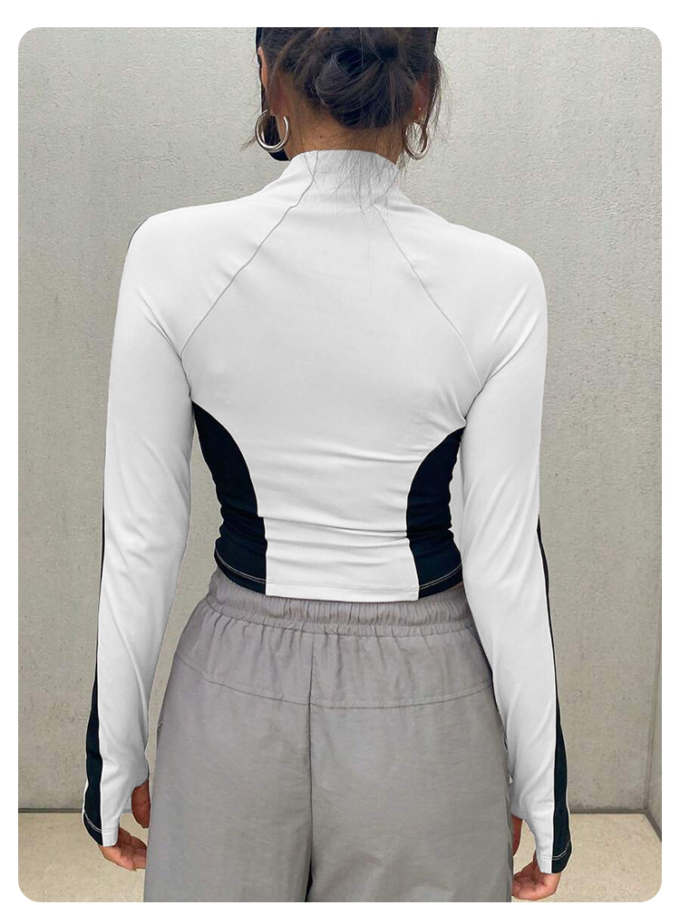 Jaket Yoga Kerah Tinggi untuk  - Reflective Running Jacket ulasan dan harga