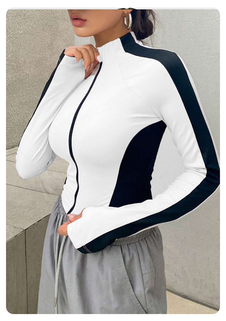 Jaket Yoga Kerah Tinggi untuk  - Reflective Running Jacket ulasan dan harga