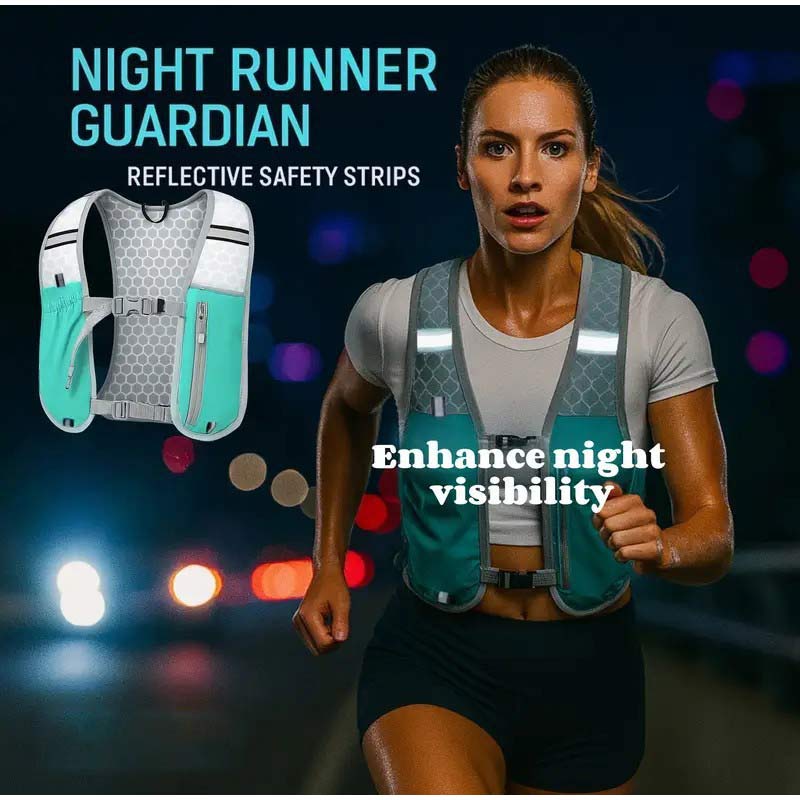 Rompi Lari Ringan dengan Kanto - Reflective Running Jacket ulasan dan harga