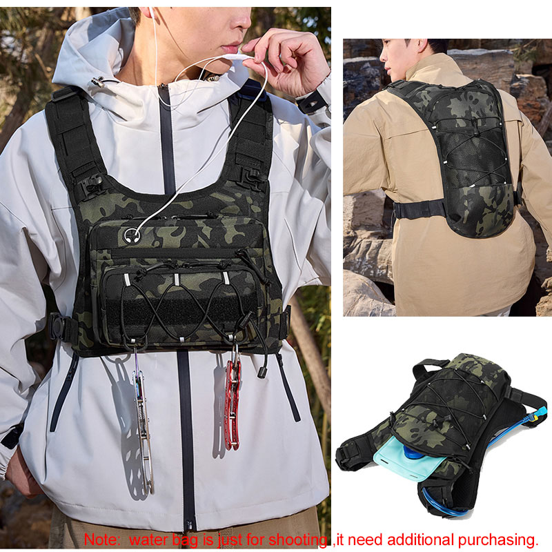 Tas Taktis Rompi Dada Depan un - Reflective Running Jacket ulasan dan harga